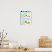 Nieuwjaarsresolutie Poster 12x16 inch | Seagull Ar (Keuken)