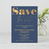 Nieuwjaarsuitnodiging Save the date Kaart (Staand voorkant)