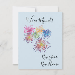 Nieuwjaarsvakantie verhuisbericht Nieuwe Thuisbasi Feestdagenkaart