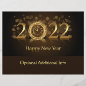 Nieuwjaarsviering 2022 flyer (Achterkant)