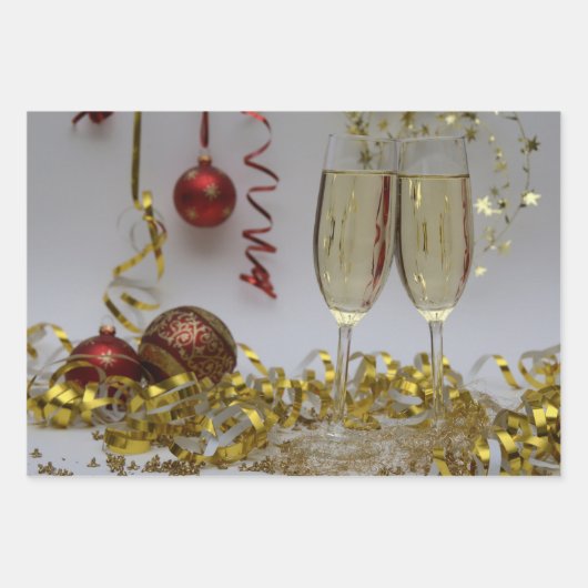 Nieuwjaarsviering Inpakpapier Vel (Voorkant 2)