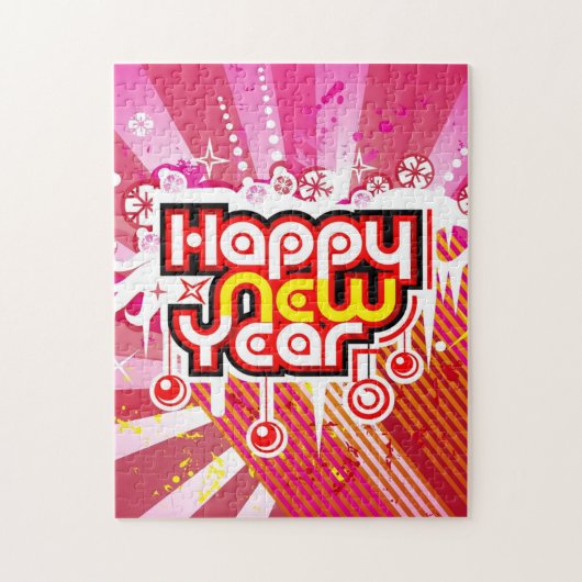 Nieuwjaarsviering Legpuzzel (Verticaal)