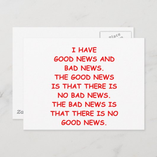 nieuws briefkaart (Voorkant / Achterkant)