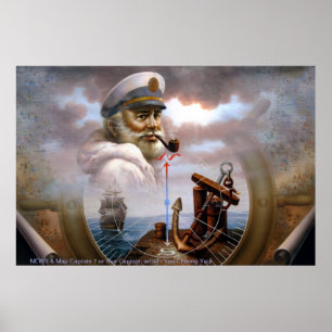 NIEUWS & Kaart Kapitein 7 of Zee Kapitein Poster