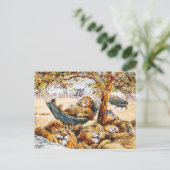 Nieuws reist snel briefkaart (Staand voorkant)