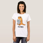 Nieuwsblad Funny Newt Pun T-shirt (Voorkant volledig)