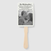 Nieuwsblad Unieke foto huwelijksceremonie tijdlijn Handwaaier (Voorkant)