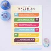 Nieuwsbrief Agenda planningsdata brochure (Enkel)