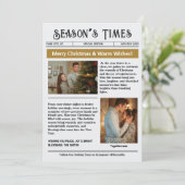 Nieuwsbrief Boog Foto Collage Kerstmis Feestdagenkaart (Staand voorkant)
