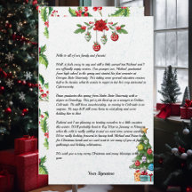 Nieuwsbrief van de kerstfamilie van het land Jouw
