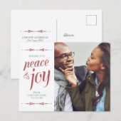 Nieuwsfeest op foto's briefkaart (Voorkant / Achterkant)