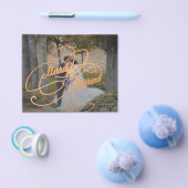 Nieuwsfoto met kerstcadeau voor kerstmis flyer (Enkel)