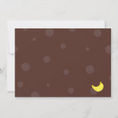 Nieuwsgierig aap roze kaart (Achterkant)