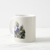 Nieuwsgierig Alice in Wonderland ~ Koffiebeker/Mok Koffiemok (Voorkant links)