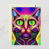 nieuwsgierig briefkaart (Voorkant / Achterkant)