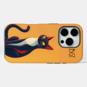 Nieuwsgierig kat Case-Mate iPhone case (Achterkant (horizontaal))