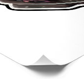 Nieuwsgierig Kat in een cyberhelm Perfect Poster (Hoek)