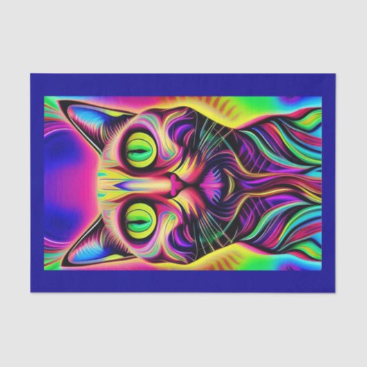 nieuwsgierig kattenpapier tissuepapier (Voorkant)