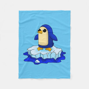 Nieuwsgierig Kawaii Cute Baby Penguin Fleece Deken