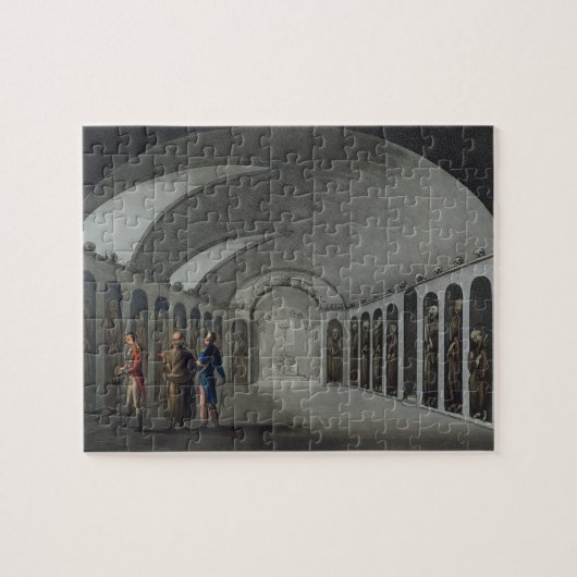 Nieuwsgierig kerkhof onder het klooster Capuchin, Legpuzzel (Horizontaal)