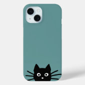 Nieuwsgierig keukenkat | Funny Feline Case-Mate iPhone Case (Achterkant)