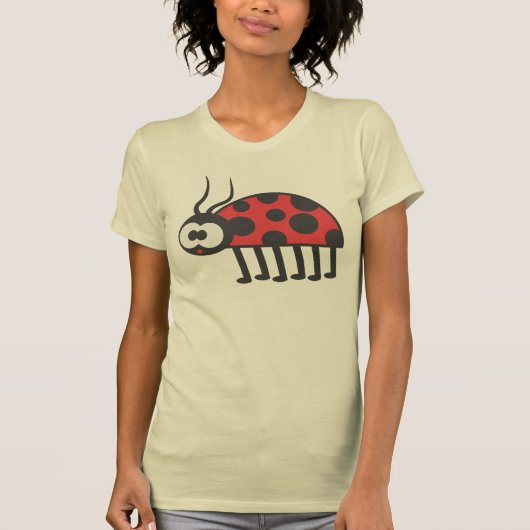 nieuwsgierig Ladybug T-shirt (Voorkant)