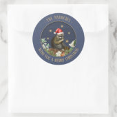 Nieuwsgierig Raccoon  Gift Stickers (Tas)