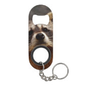 nieuwsgierig Raccoon Mini Flessenopener (Achterkant)