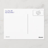 Nieuwsgierig Rooster #1 Briefkaart (Achterkant)