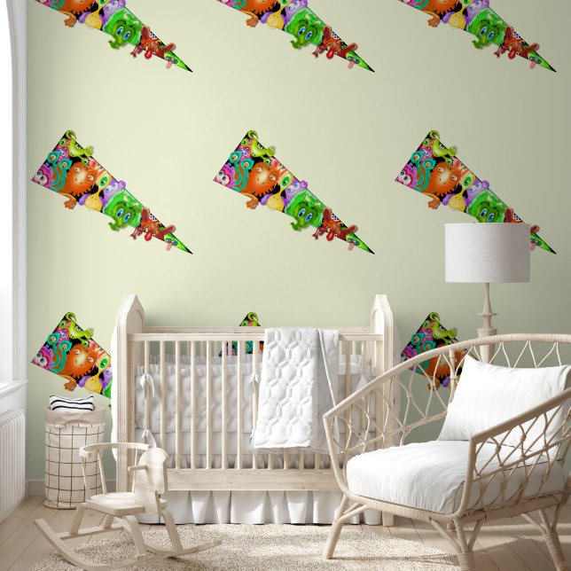 Nieuwsgierige aliens grappig behang (Kinderen)