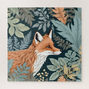 Nieuwsgierige Fox Fern laat William Morris inspire Legpuzzel
