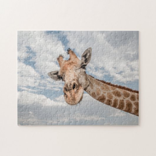 Nieuwsgierige Giraffe puzzel (Horizontaal)