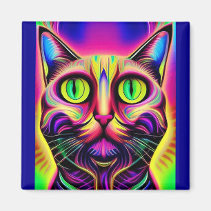 nieuwsgierige kattenmagneet magneet