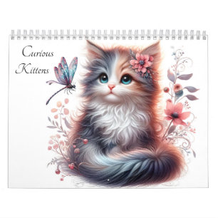 nieuwsgierige Kittens Kalender