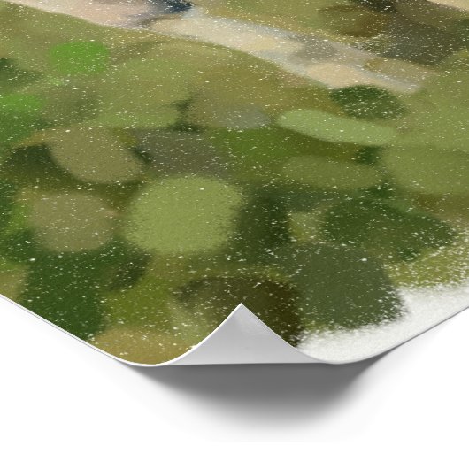 Nieuwsgierige koeien poster (Hoek)