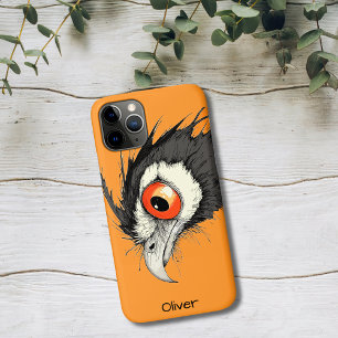 Nieuwsgierige vogel iPhone 11 pro hoesje