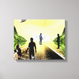 nieuwsgierigheid canvas afdruk