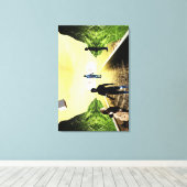 nieuwsgierigheid canvas afdruk (Insitu (Houten vloer))