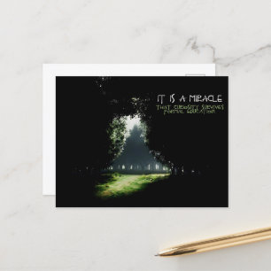 "Nieuwsgierigheid" Inspirerend quote Briefkaart