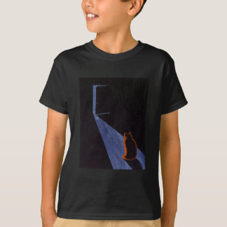 "Nieuwsgierigheid. Ja. ." kunst kinderen T-shirt