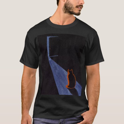 "Nieuwsgierigheid. Ja. ." kunst T-shirt (Voorkant)