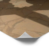 Nieuwsgierigheid Mars Rover Poster (Hoek)