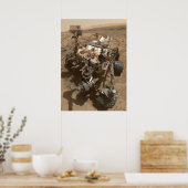 Nieuwsgierigheid Mars Rover Poster (Keuken)