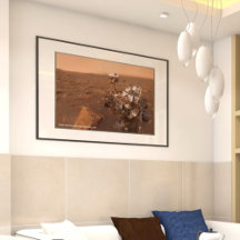 Nieuwsgierigheid Rover Mars Dusty Selfie op Mount 