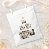 Nieuwskerstfoto met ster bedankzakje (Geknipt)