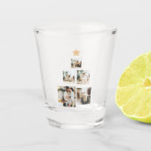 Nieuwskerstfoto met ster shot glas (Voorkant)