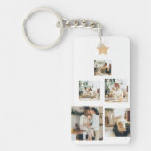 Nieuwskerstfoto met ster sleutelhanger (Voorkant)
