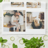 Nieuwskerstfoto met ster theedoek (Gevouwen)