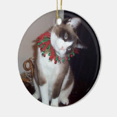 Nieuwskerstmis Keramisch Ornament (Links)