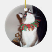 Nieuwskerstmis Keramisch Ornament (Achterkant)